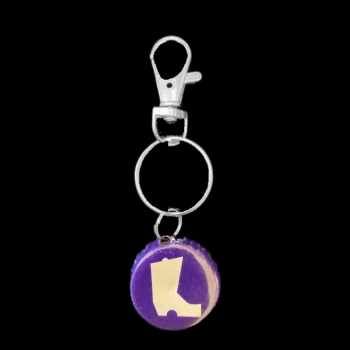 Purple Cowboy Boot